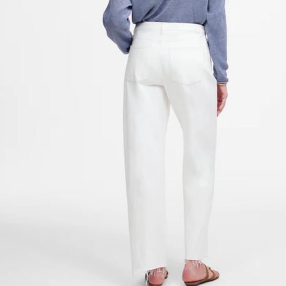 Nwot Madewell Pieced Barrel-Leg Jeans - Picture 3 of 6